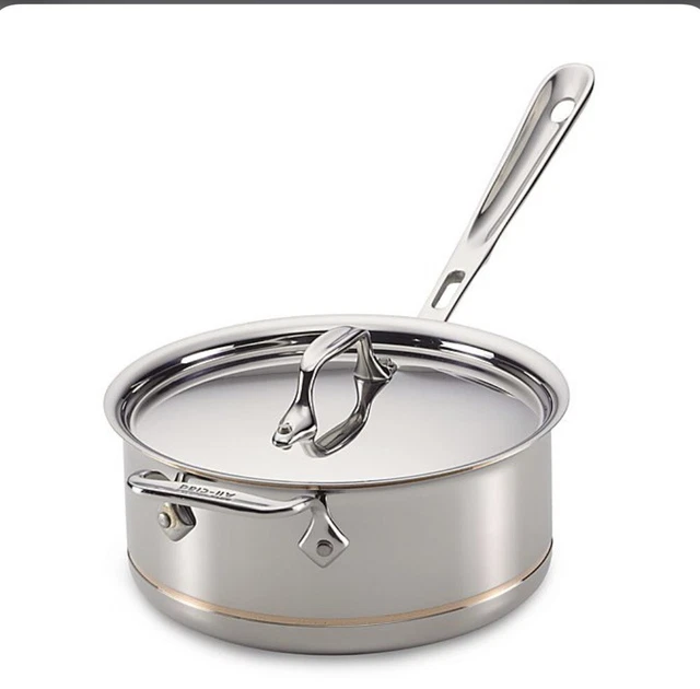 All-Clad Copper Core Saucepans, 3-Qt, with Lid, New All-Clad Copper Core Saucepans, 3-Qt, with Lid, New
