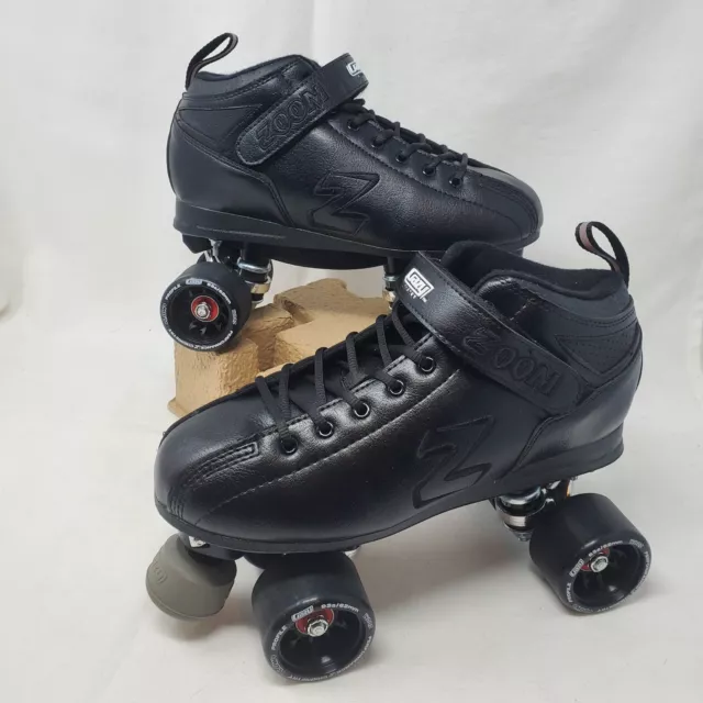 Crazy Skates ZOOM Quad Speed Roller skates for Men 8 Women 9 Excellent condition