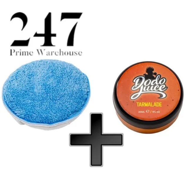 Dodo Juice 30ml Tarmalade Tar Spot Removal Paste & Blue Roo Applicator Pad