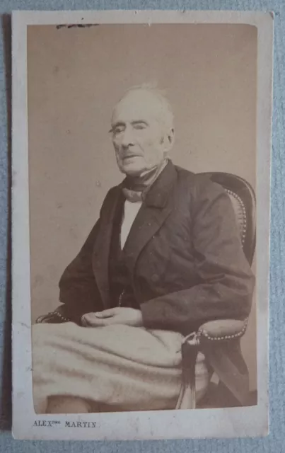 Foto Alexandre Martin -karte Besuch Alphonse De Lamartine Richtung 1860