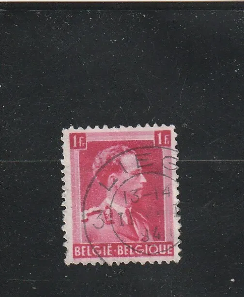L6055 BELGIQUE  Timbre Y&T N° 528 de 1940-41 " Leopold III " Oblitéré