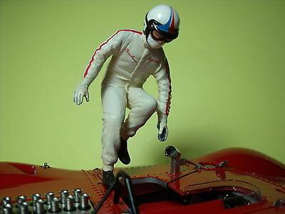 Figura 1/18 Chris Amon Jumping Vroom NON VERNICIATO PER SPARK HOT WHEELS CMC 