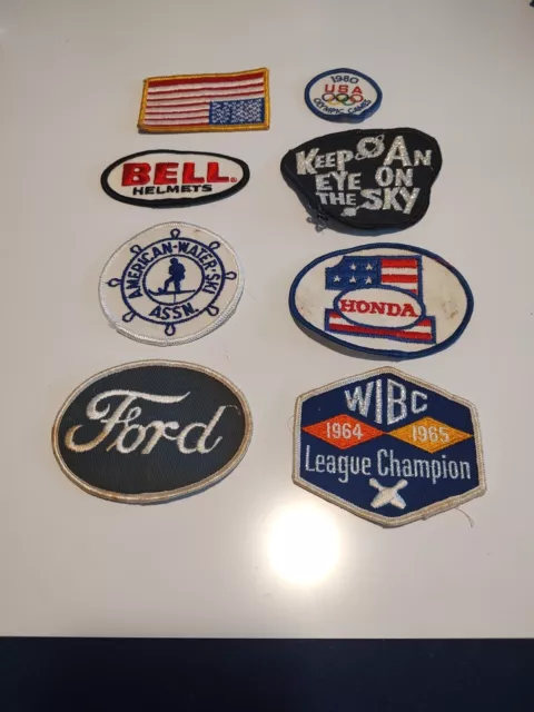 Lot Of 8 Vintage Patches