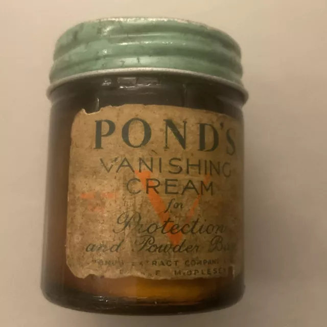 Old Pond's Vanishing Cream  Vintage Collectibles  1930S