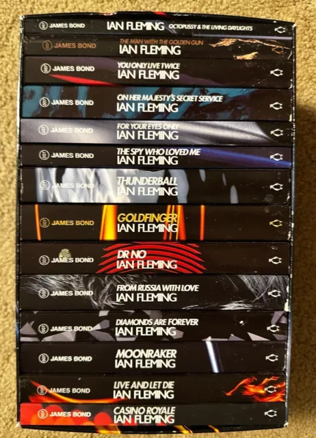 James Bond Boxed Set; Ian Fleming; 14 Paperback Books; Complete (Penguin 2002)