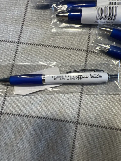 BADASS & BRILLIANT Pen Funny Pens Motivational Writing Tools