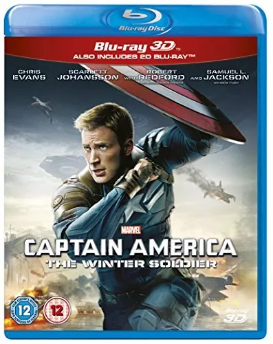 Captain America: The Winter Soldier [Blu-ray 3D + Blu-ray] [Regio... - DVD  6OVG