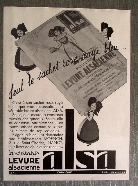 Copertine Di Libri - Protège-cahier Levure Alsacienne Alsa. Odor Entremets Farine Gateau Feuilletine Flan 737270357