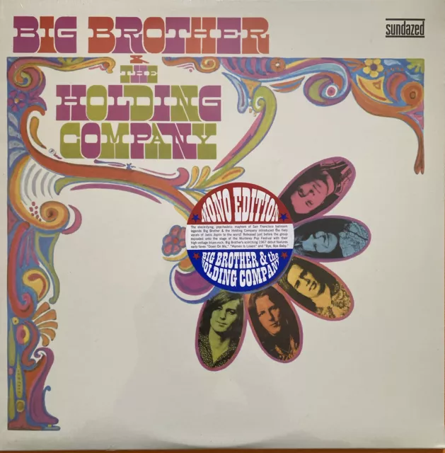 Big Brother & The Holding Company LP MONO Sundazed SEALED Janis Joplin 2008 MINT