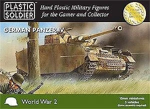Plastic Soldier Company German Panzer IV Tank (Easy Assembly)  15MM Scale