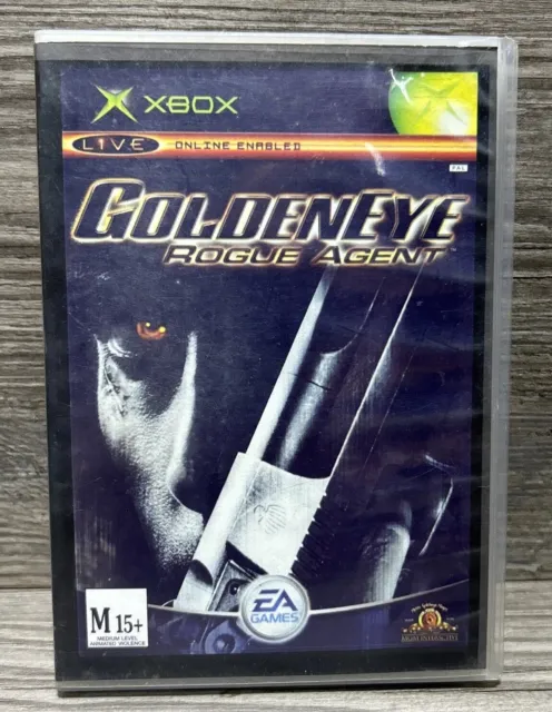Vintage Blockbuster Video Ex Rental Xbox Golden Eye 007 Rogue Agent Game