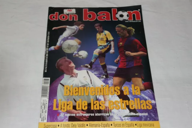 Revista Don Balon 1297 Con Poster De Luis Figo Del Real Madrid