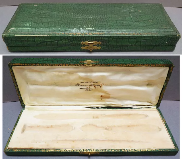 Ecrin boite coffret pour nécessaire de bureau Sceau coupe-papier porte-plume