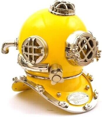 Casco subacqueo giallo 18" casco subacqueo marca V casco subacqueo marino profondo mare