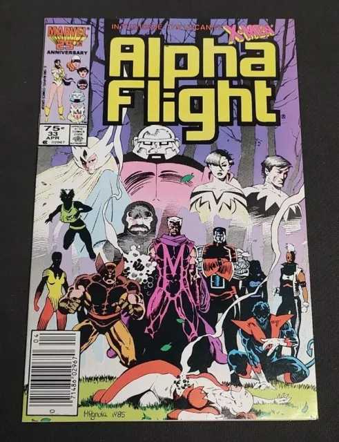 Alpha Flight #33 1st App. Lady Deathstrike Marvel Comics 1986 NM