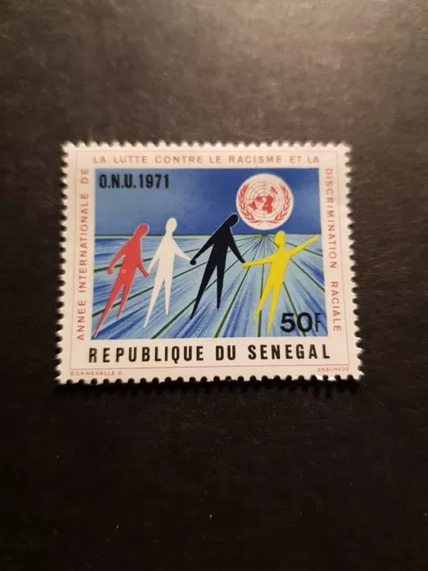 Briefmarke Senegal Rassendiskriminierung N°346 Neu Luxus MNH 1971