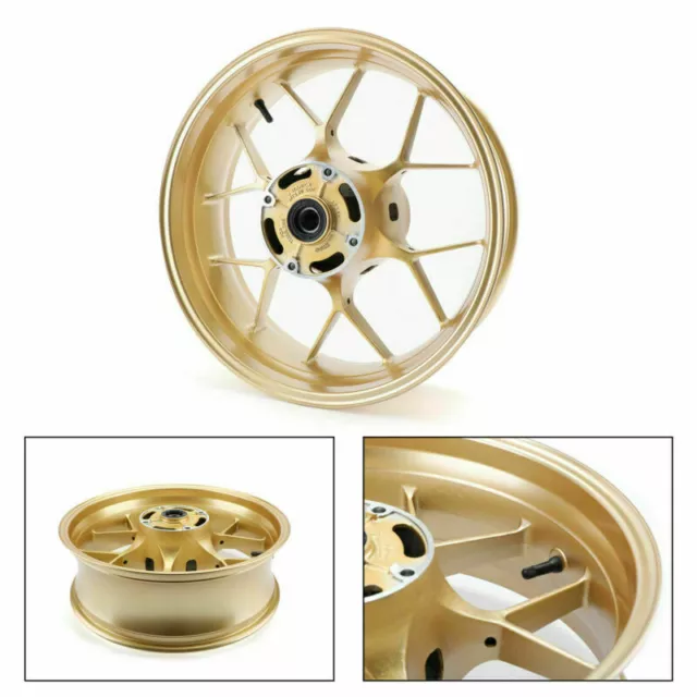 Complete Gold Rear Wheel Rim For Honda CBR600RR 2013 2014 2015 2016 2017 T08