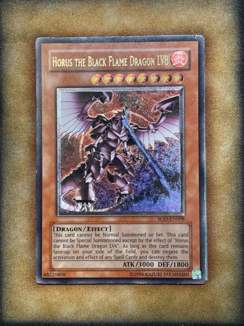 Mavin  Horus The Black Flame Dragon LV8 Ultimate Rare 1st Ed. PSA