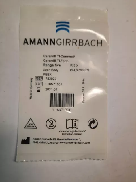 Scanbody Straumann SynOcta RN 4,8 mm  AMANNGIRRBACH 792522