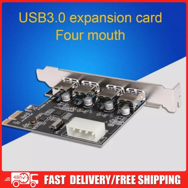 USB3.0 Expansion Card 4 port PCI-E to USB3.0 Computer Expansion Card