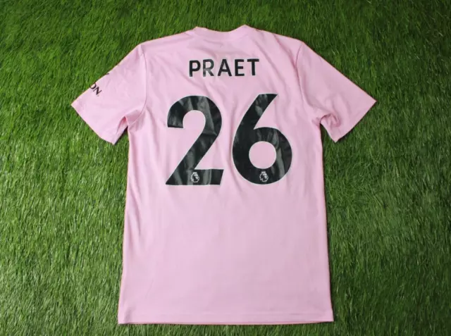 Leicester City Praet 2019/2020 Football Shirt Jersey Away Adidas Original Size S