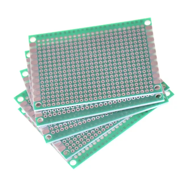 5pcs 4*6cm Single Side Tinned Prototype Protoboard Circuit PCB Board 1.6mm  -DC