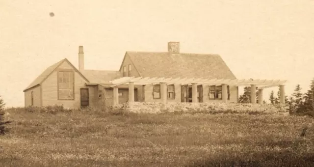 C.1910 RPPC PORT CLYDE, ME MAINE, PORTER HOUSE, KNOX CTY REAL PHOTO Postcard P38