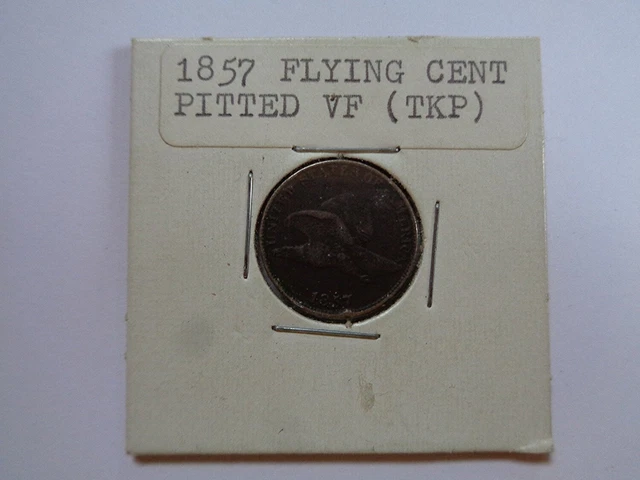 1857 Flying Eagle Cent by Small Cents.