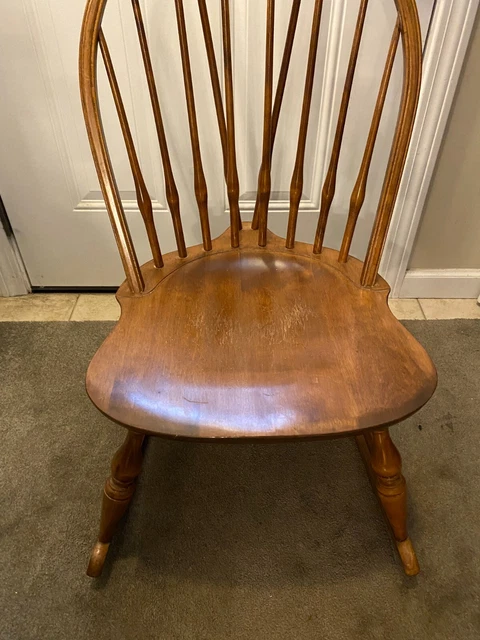 VINTAGE NICHOLS Stone Co. Child s Rocking Chair Excellent Condition Antique 135.00 PicClick