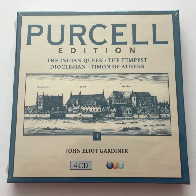 Purcell Edition Vol. 2 The Indian Queen/Tempest/Dioclesian/Timon of Athens 4 CD