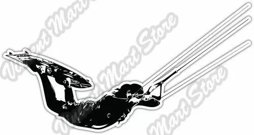 Kiteboarder Kite Kiteboarding Gift Car Bumper Window Vinyl Sticker Decal 6"X3"