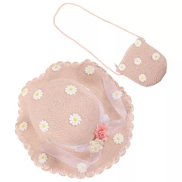 Tea Party Hats Girls Toddler Hat Kids Straw Hat Sun Hat Baby Girl Purses