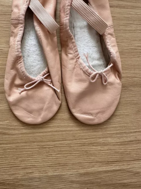BLOCH - Damas Arise Zapatos de Ballet de Cuero Rosa - Talla 6 Reino Unido / 40EU 2