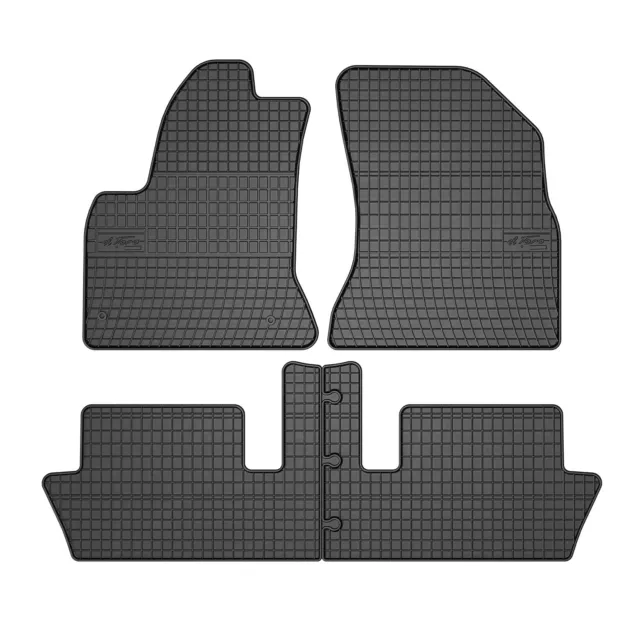 Tapis de Sol pour Citroen C4 Picasso 2006-2013 Caoutchouc Noir