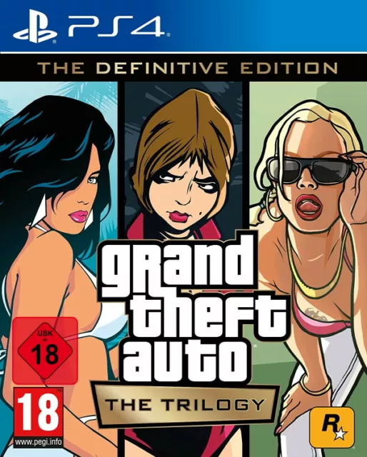 GTA Trilogy Grand Theft Auto Trilogy - PS4 Playstation 4 - NEU OVP - UNCUT