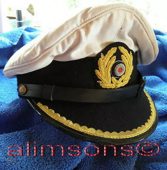 WWII German navy U-Boat senior officer(Kriegsmarine)cap