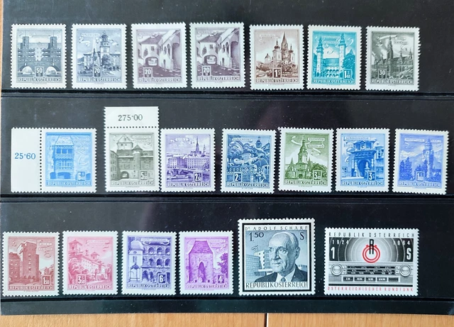 Österreich Lot aus 1962-1969, postfrisch siehe Scans
