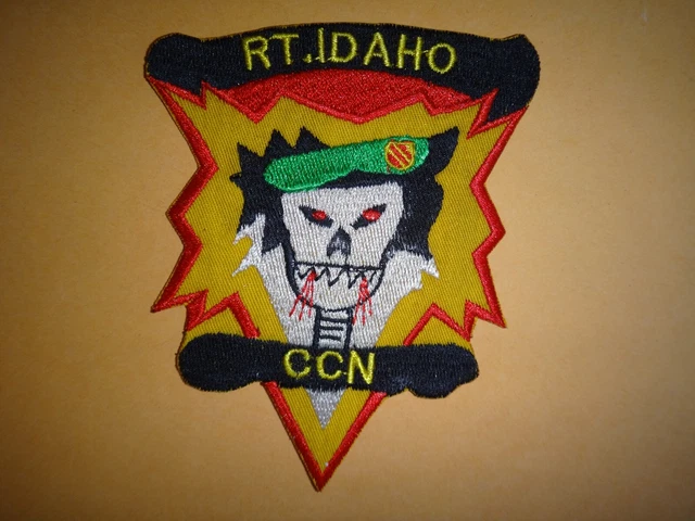 VIETNAM WAR PATCH US 5th Special Forces Group MACV-SOG RT IDAHO CCN £11 ...