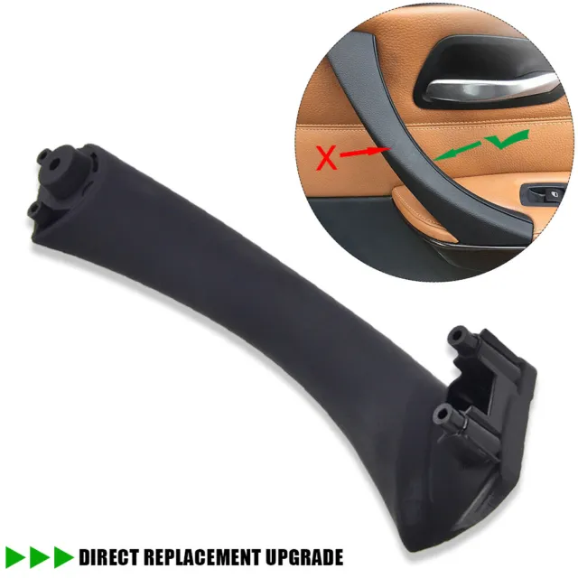 Inner Door Panel Handle Pull Trim Cover Fits For BMW E90 328i 335i Right Side