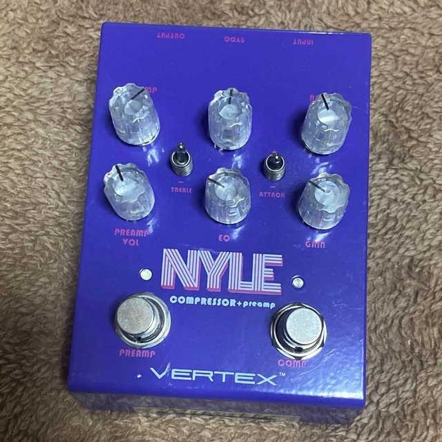 VERTEX EFFECTS NYLE Compressor And Preamp Pedal Guitar Effect