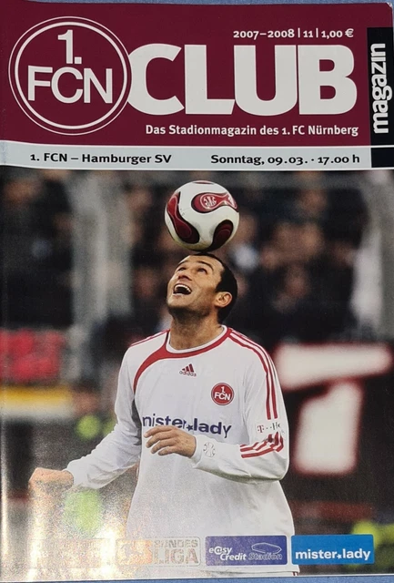 2007/08 1.BUNDESLIGA 1.FC Nürnberg Hamburger SV EUR 1,00 PicClick DE