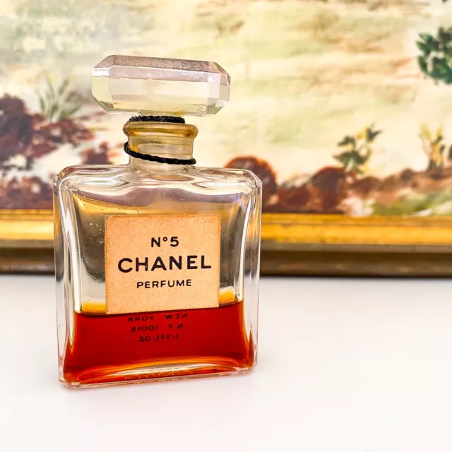 LOW FILL Vintage Chanel No 5 Pure Parfum Perfume Extrait 1/2 oz 15ml OLD Bottle