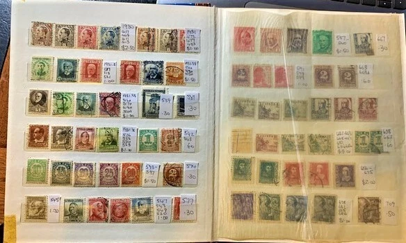 Spain Collection of 420 Approx. Stamps Mint & Used in Small Album - Unchecked
