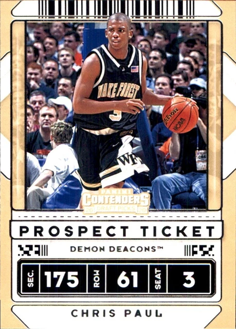 2020-21 Panini Contenders Draft Picks VARIATIONS #38 Chris Paul WAKE FOREST