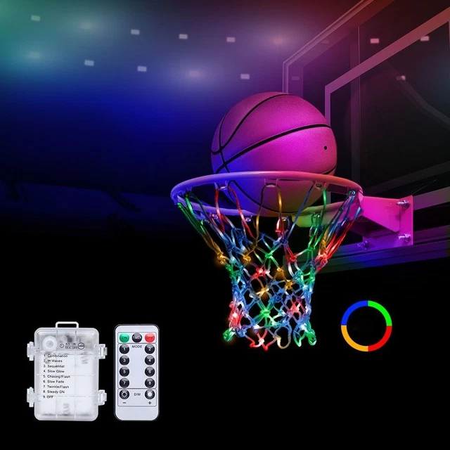 im Dunkeln Leuchtendes Basketball netz LED-Basketball netz Basketball korb