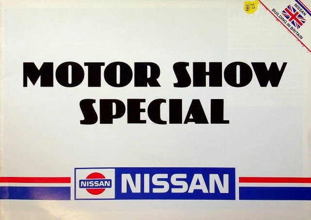 NISSAN CHERRY & Sunny Diesel Fashion Prospekt 1986 4/86 D