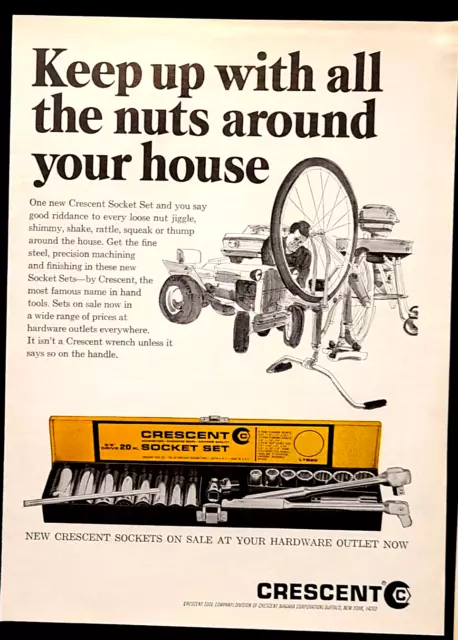 1963 PRINT AD Crescent Tool Company Missing Something? Pliers
