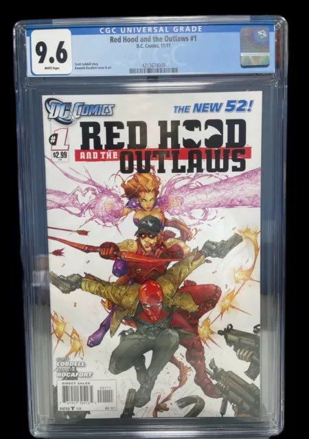 Red Hood and the Outlaws #1 CGC 9.6 DC Comics 2011 New 52 Starfire Arsenal