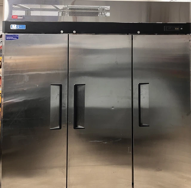 Turbo Air M3R72-3-N Commercial Reach-in Refrigerator Stainless Steel 3 Section