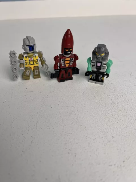 Kre-O Transformers Kreon Micro Changers Mini Figure Lot Of 3